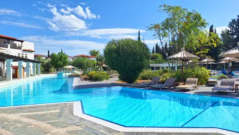 Poolområde med flere pools