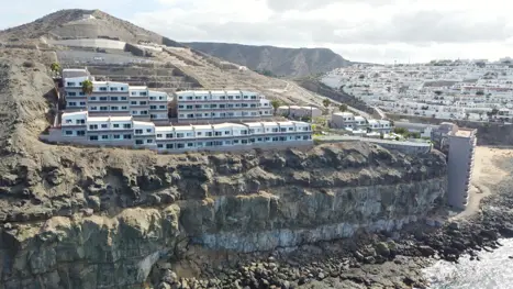 Anfi del Mar ligger ca. 15 min. gang fra hotellet