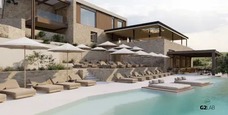 3D af swimmingpool