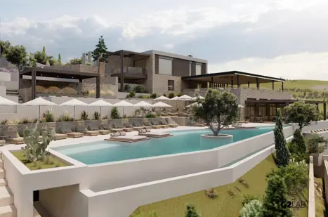 3D af swimmingpool