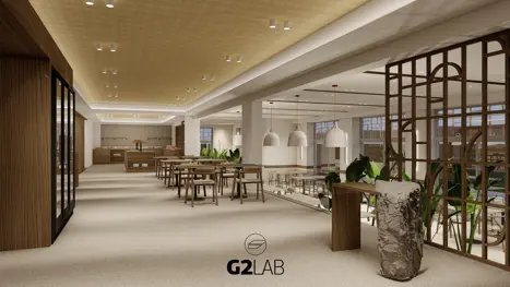 3D af restaurant
