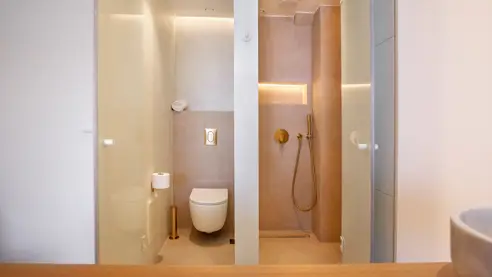 Eksempel på deluxe suite med swim up