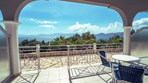 Eksempel på udsigt fra standardværelse