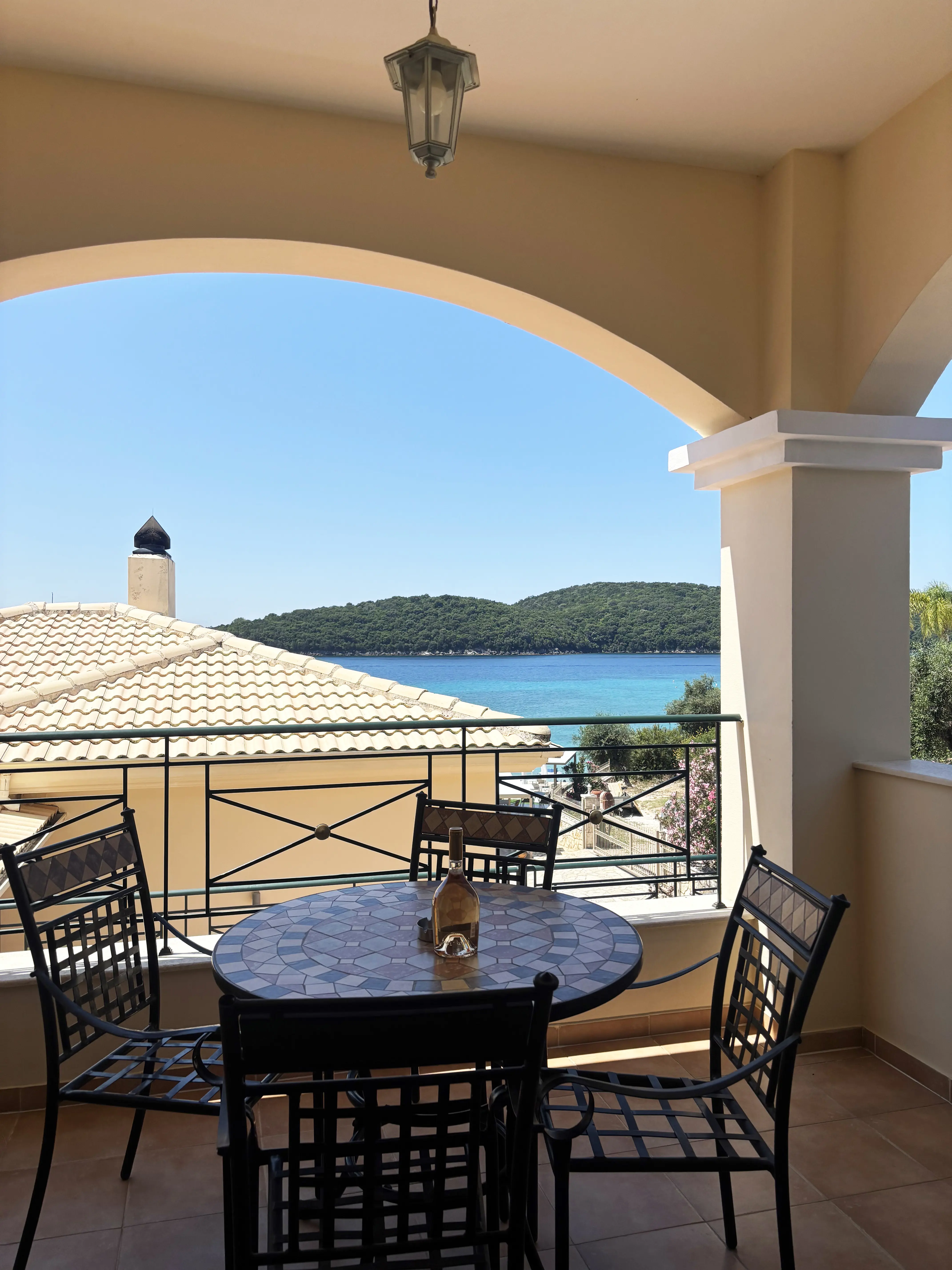 Eksempel på udsigt fra balkon