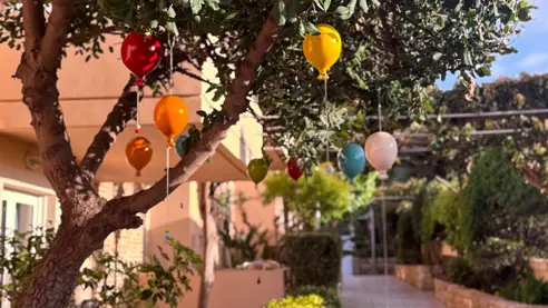 Små stisystemer ved hotellet