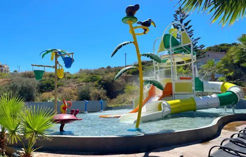 Splash område til de mindste børn