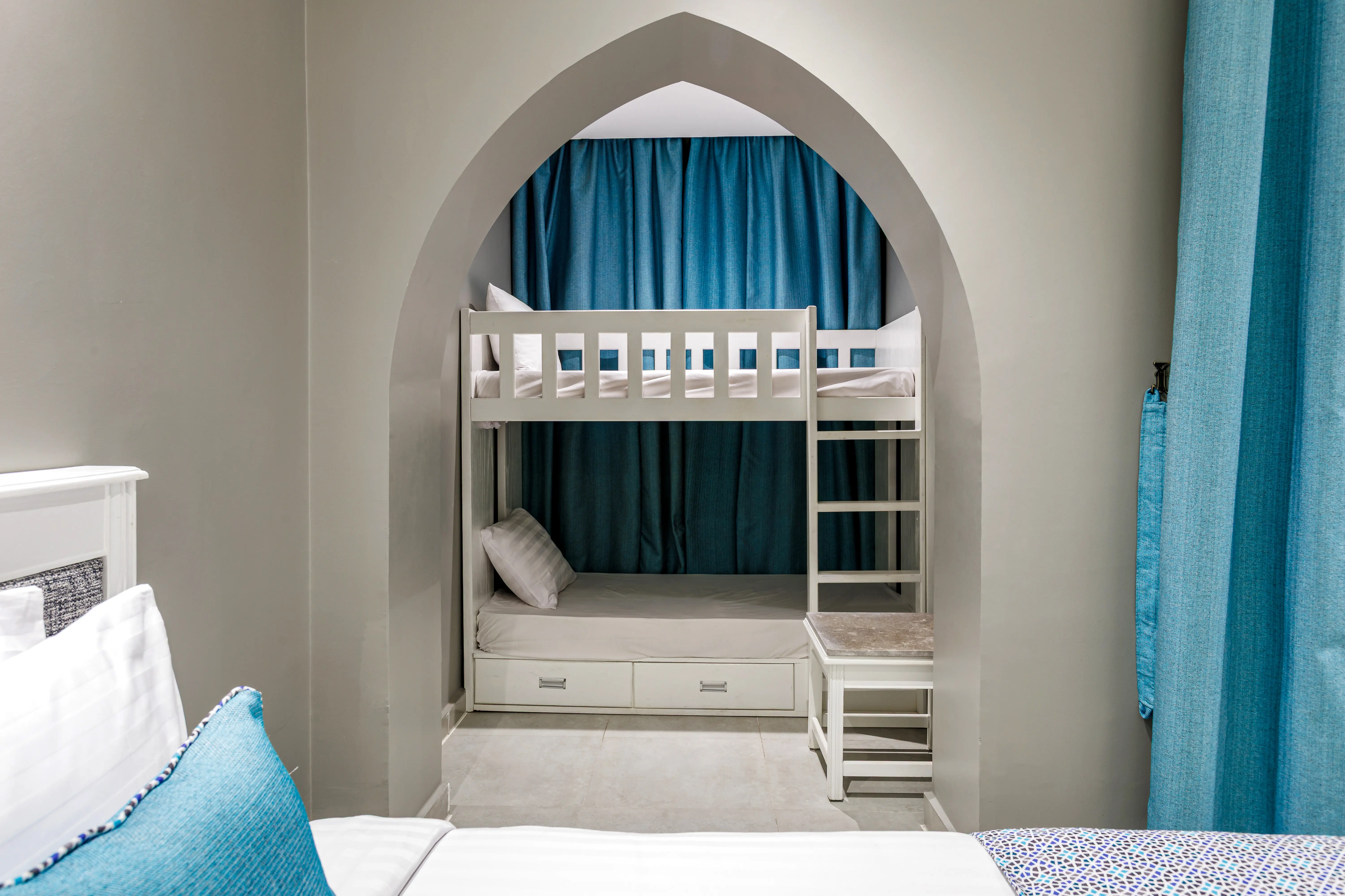 Eksempel på familieværelse med køjeseng