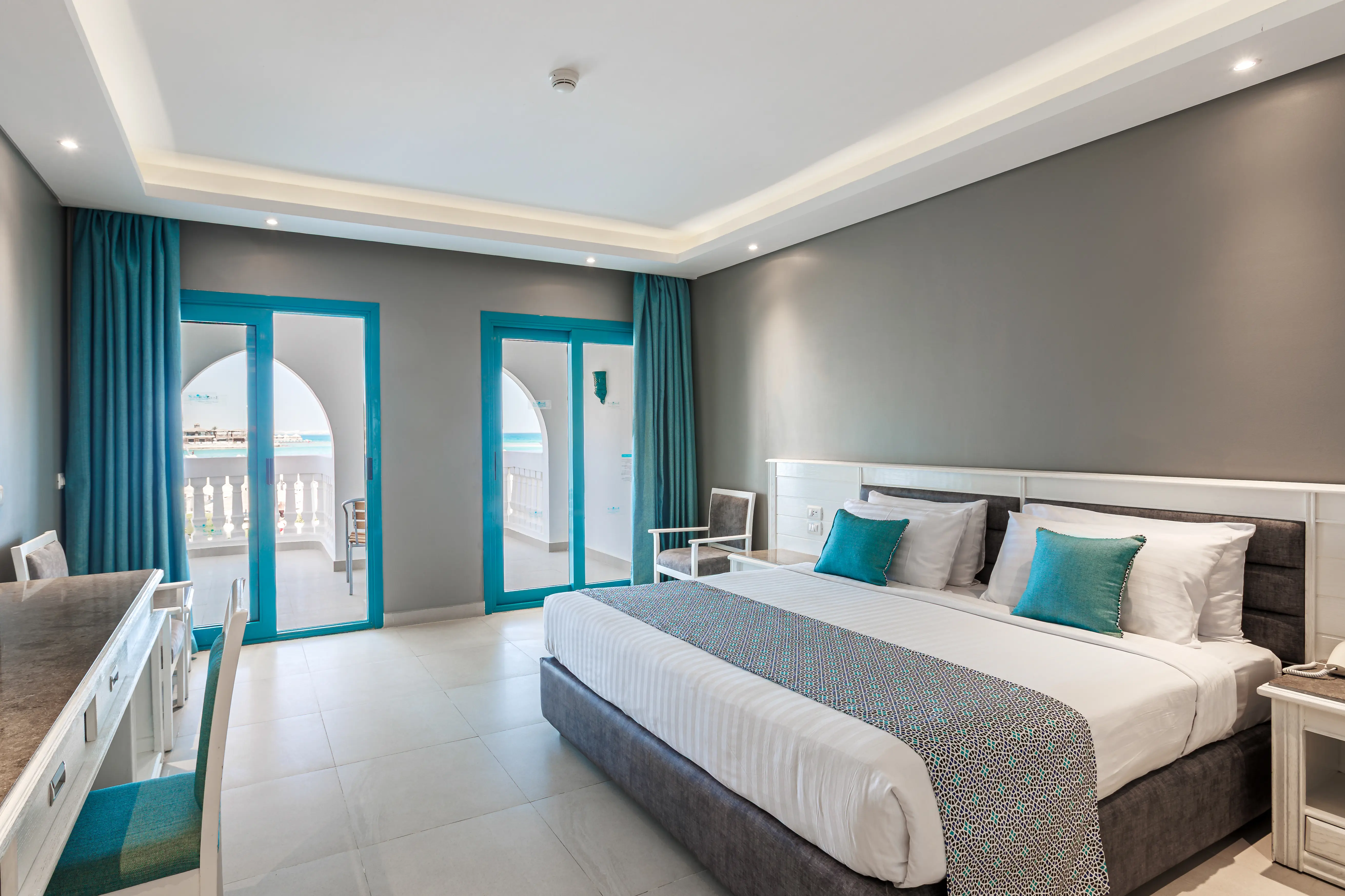 Eksempel på Deluxe dobbeltværelse med havudsigt