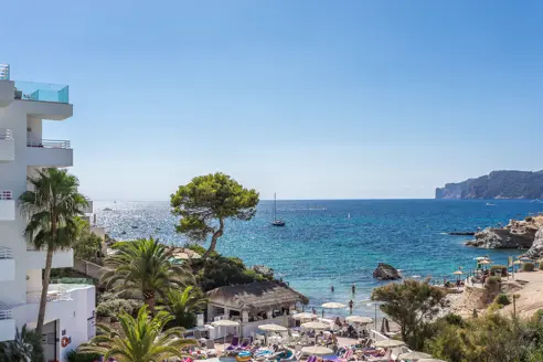 Udsigt over Cala Blanca