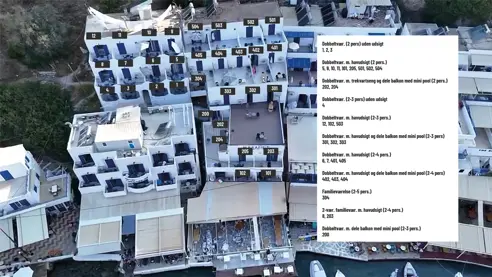 Mulighed for valg af specifikt værelse