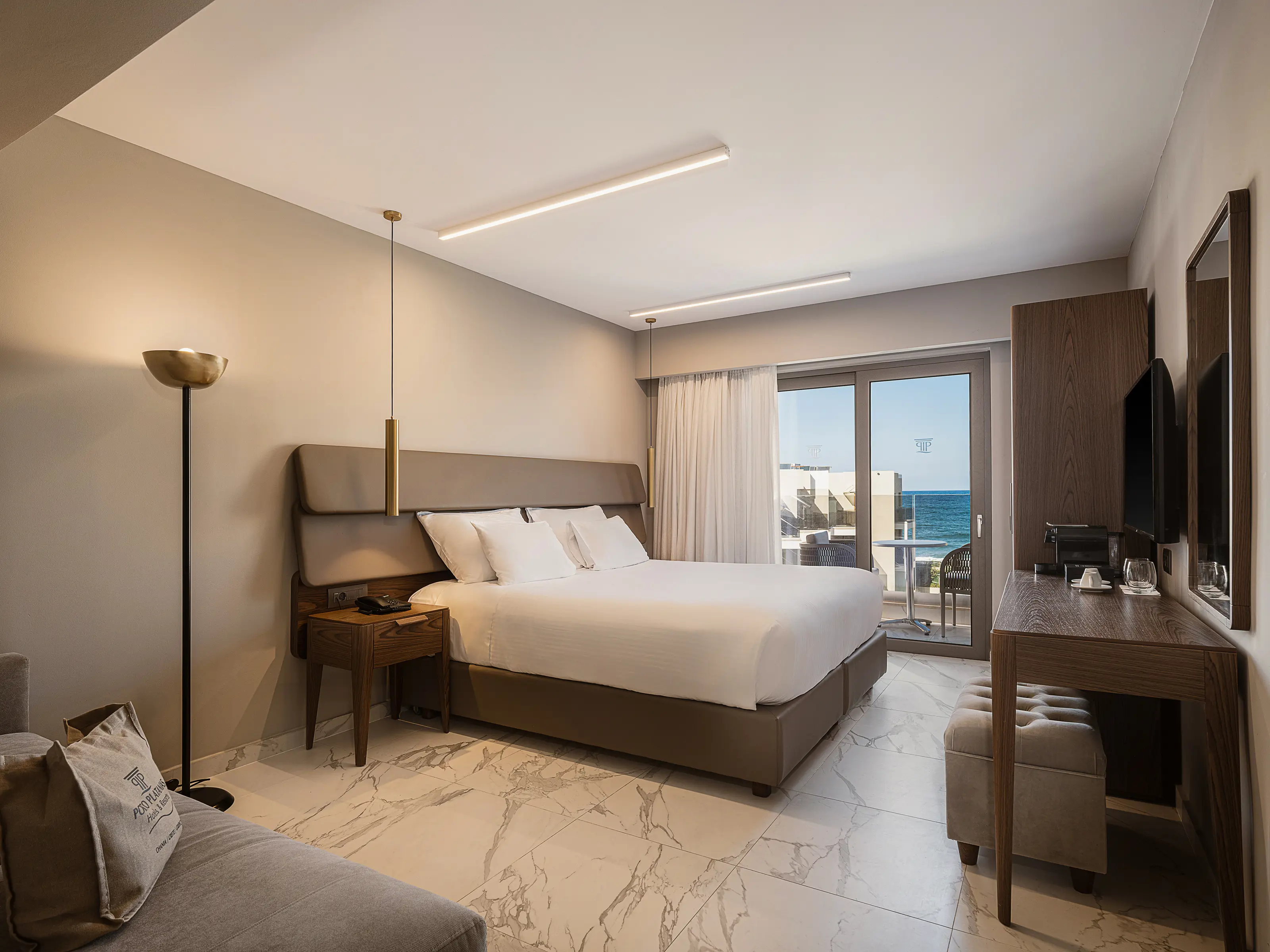 Eksempel på Dobbeltværelse (2-3 pers.) - Skrå Havudsigt