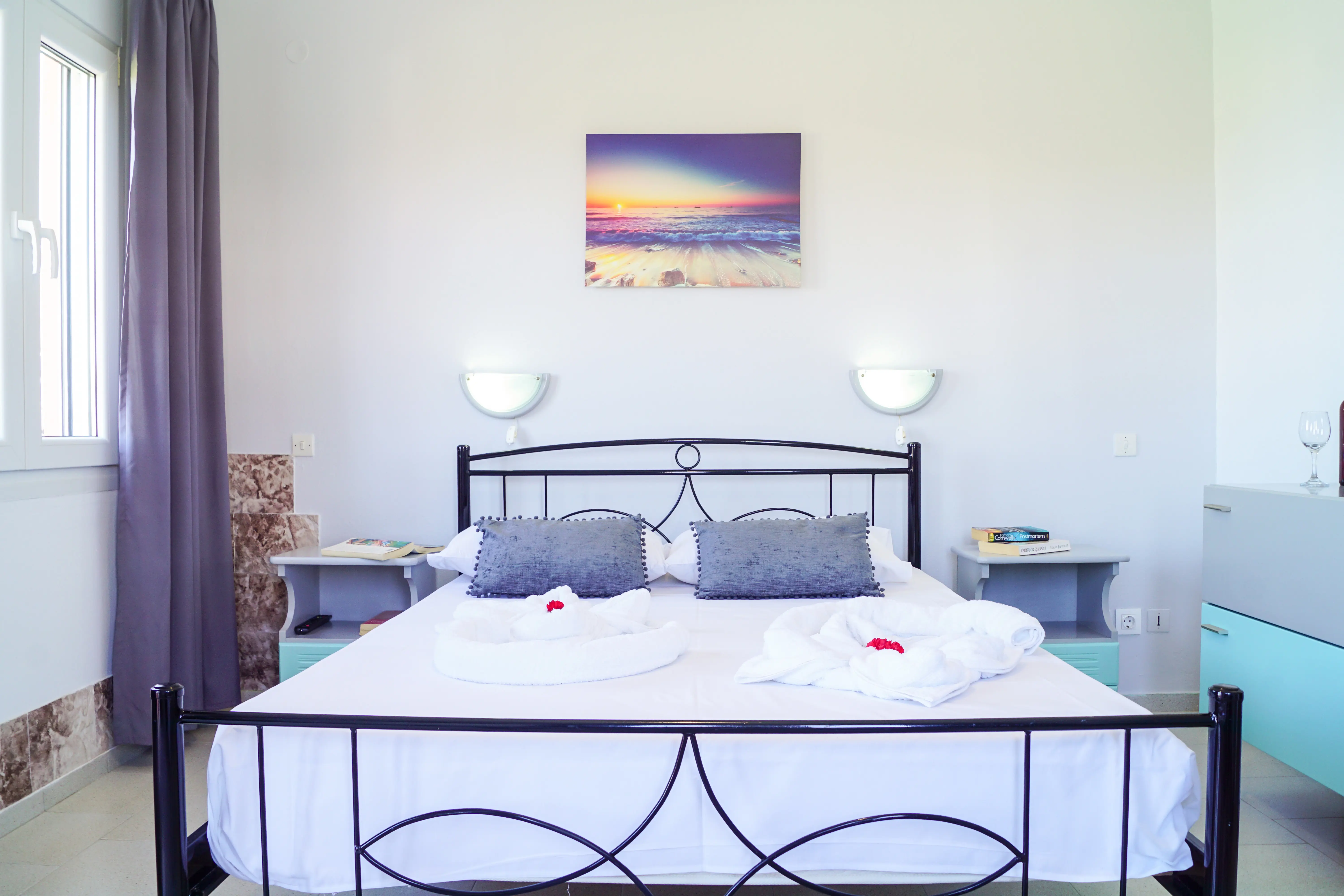 Eksempel på 1-værelses lejlighed bungalow (2 pers.)