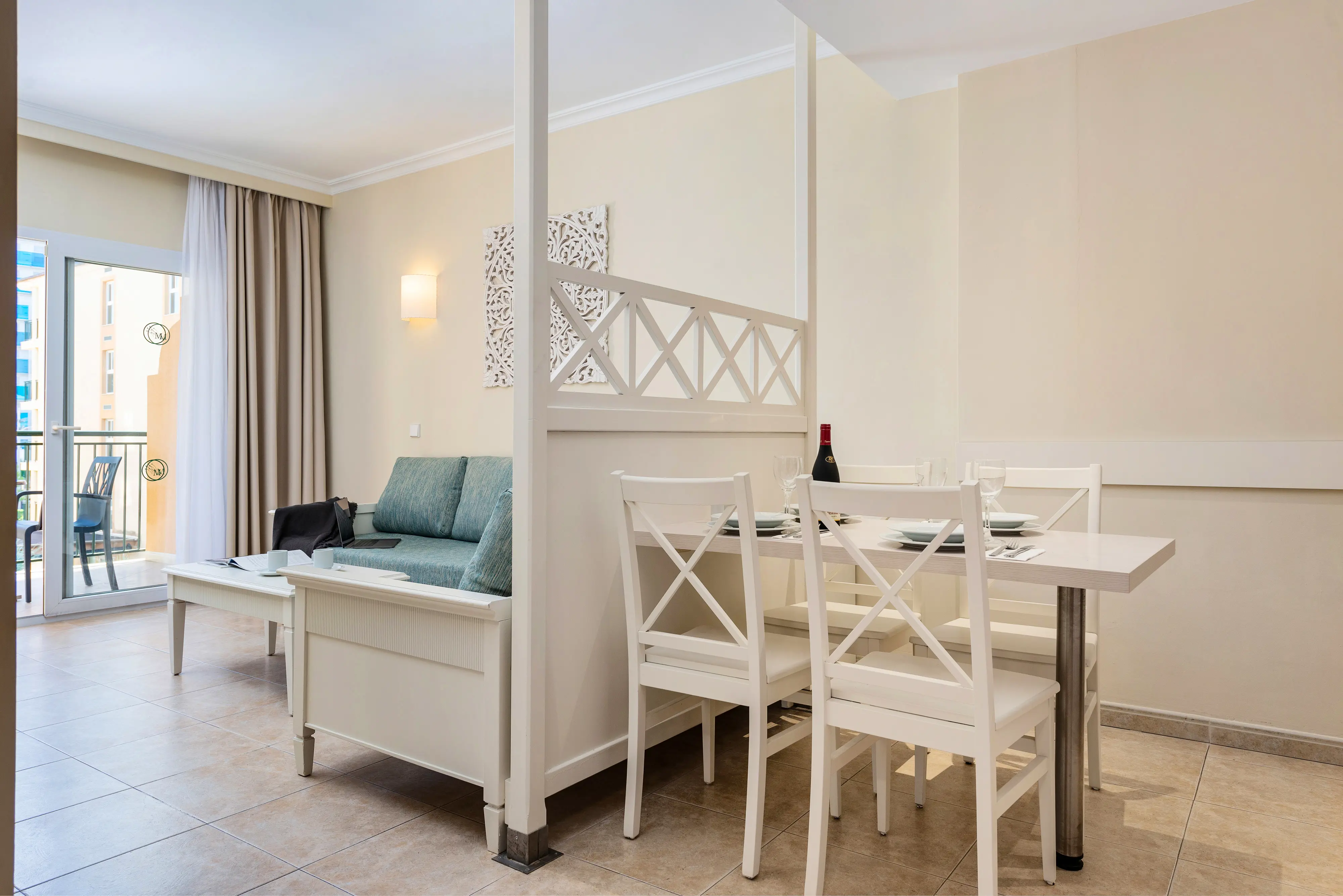 Eksempel på toværelses lejlighed 