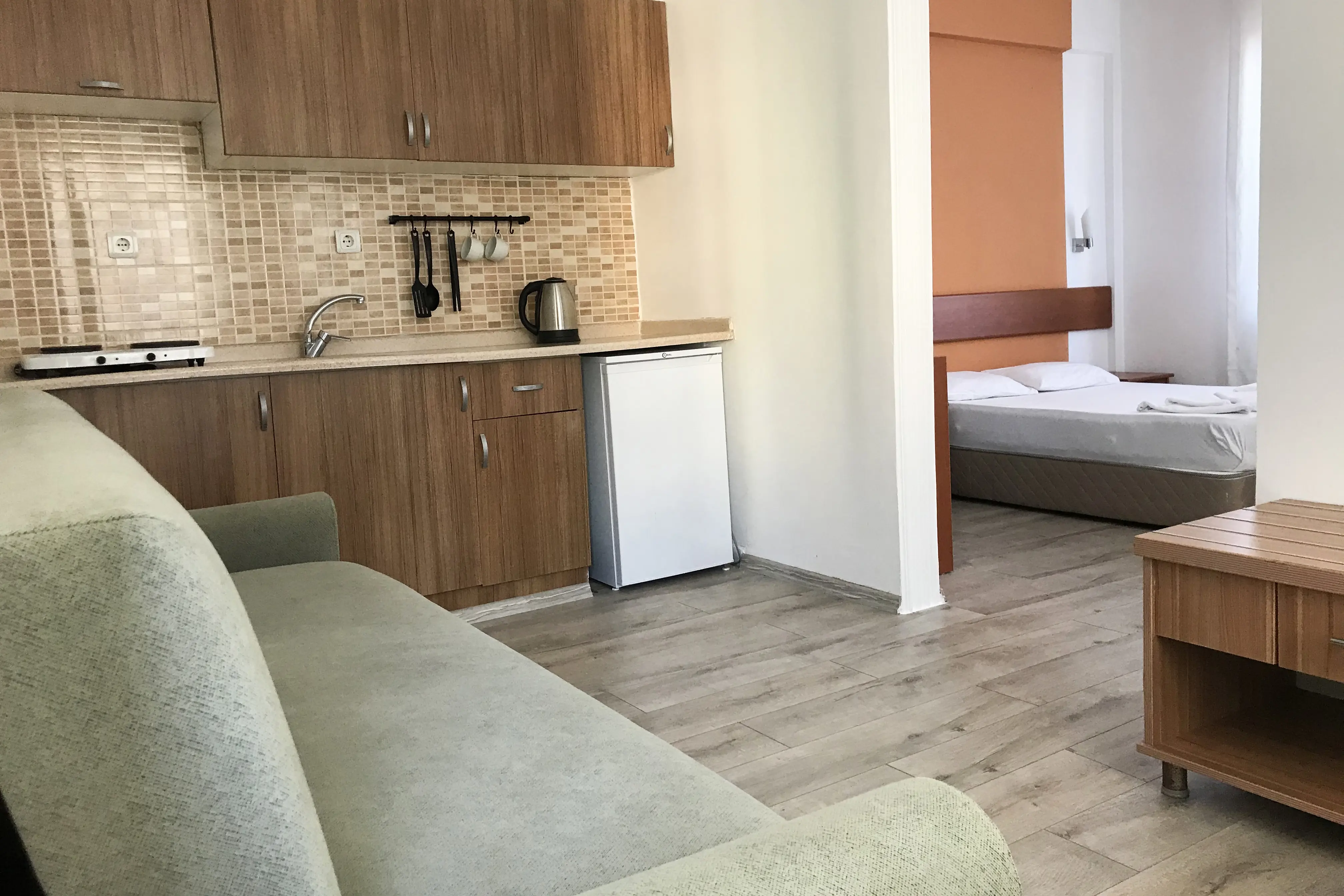 Eksempel på Studio (2 pers. + evt. 1 barn)