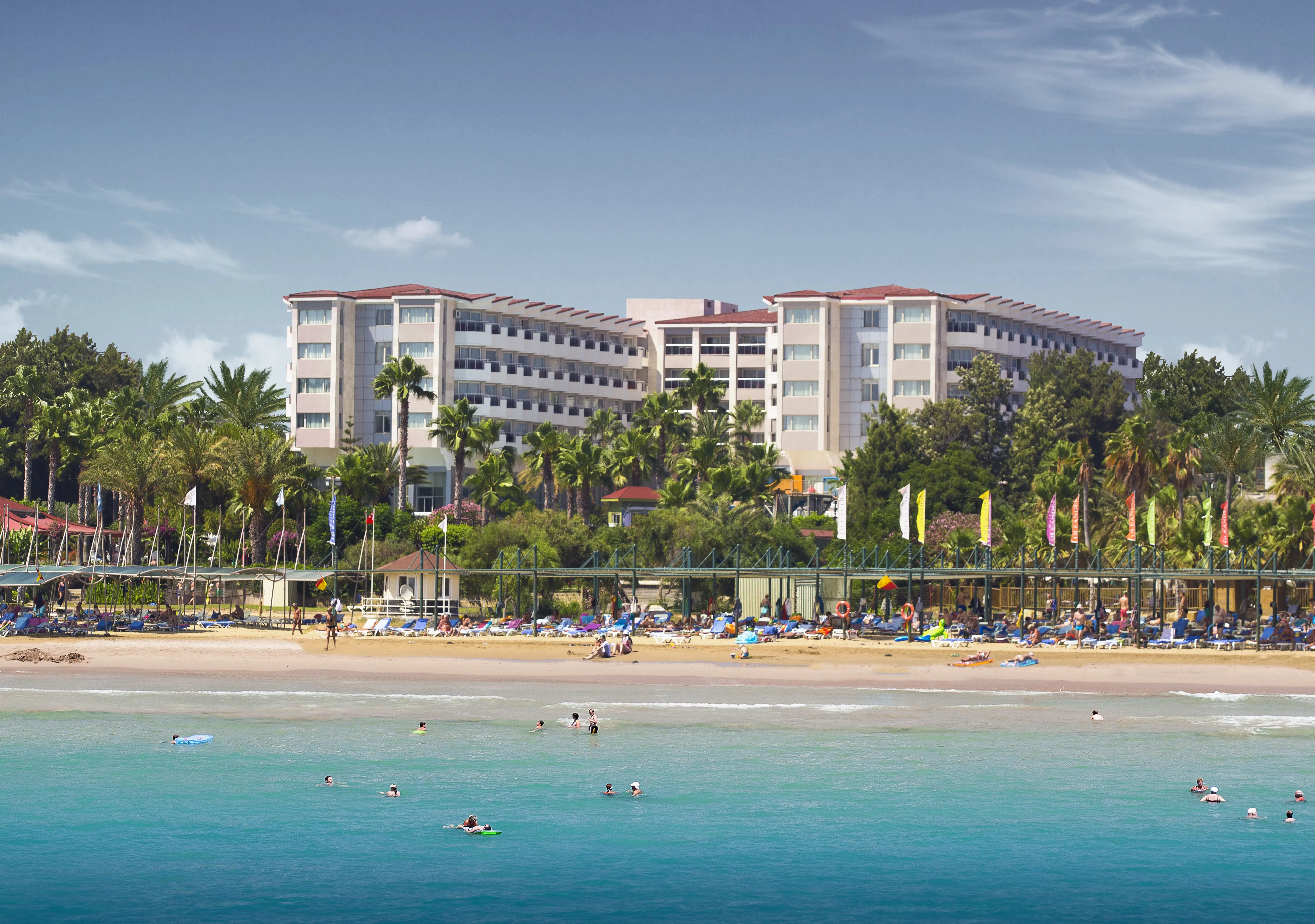 Hotellet set fra vandsiden