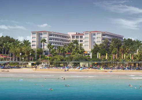 Hotellet set fra vandsiden