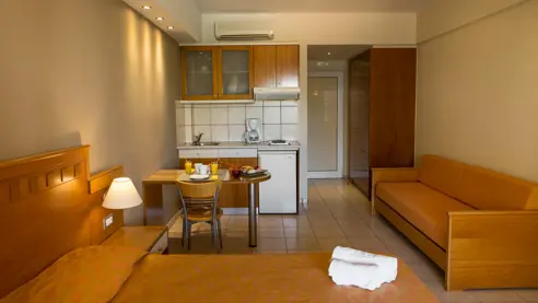 Eksempel på etværelses lejlighed