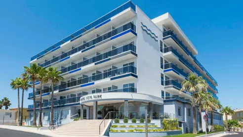 Indgangen til Vista Park 