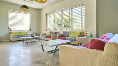 Troulakis Village receptionsområde  