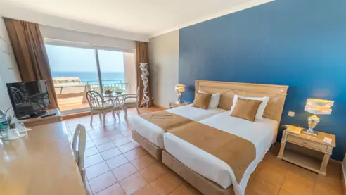 Eksempel på dobbeltværelse m/havudsigt