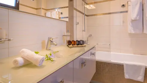 Badeværelse kan variere i indretning