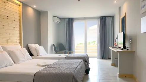 Eksempel på dobbeltvær. m/terrasse, op til 2 opredninger