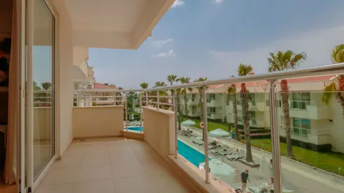 Eksempel på udsigt fra balkon 