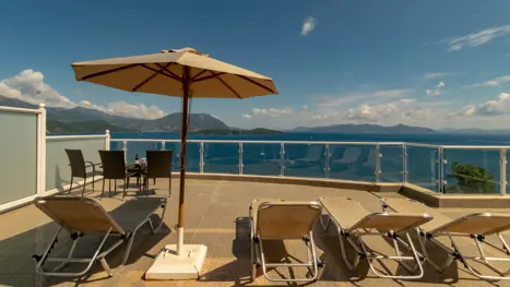 Tagterrasse, suite