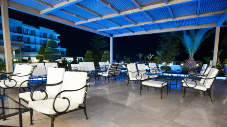 Udendørs lounge område