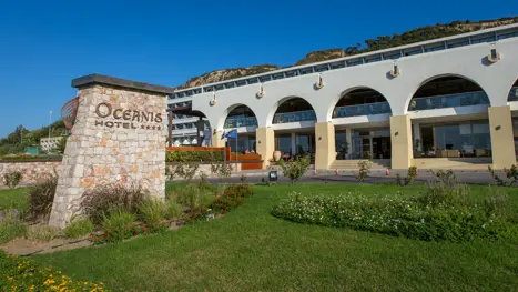 Oceanis Hotel ved receptionen