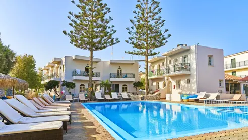 Troulakis Beach poolområde