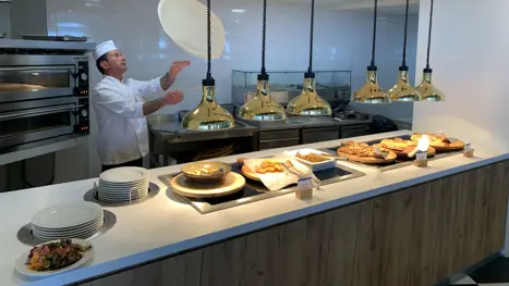 Buffet området 