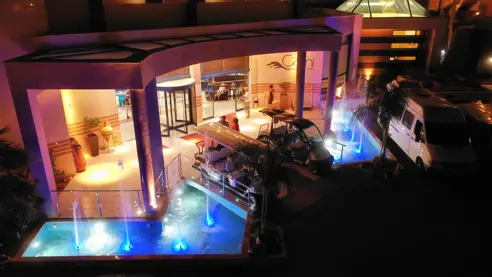 Hotel Galini Sea View i aftentimerne 